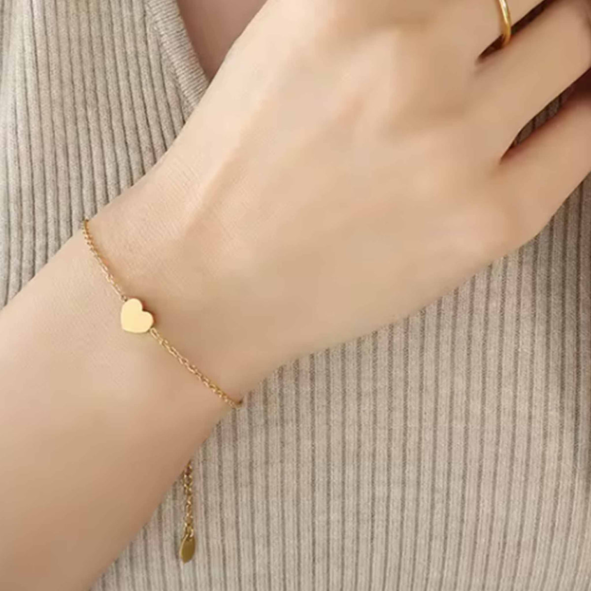 Herz-Armband gold ⋙TENDER LOVE⋘