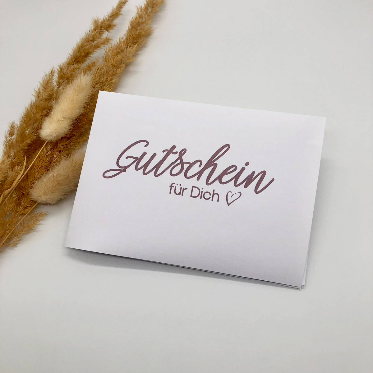 herzjubel Geschenkgutschein ausgedruckt Vorderseite