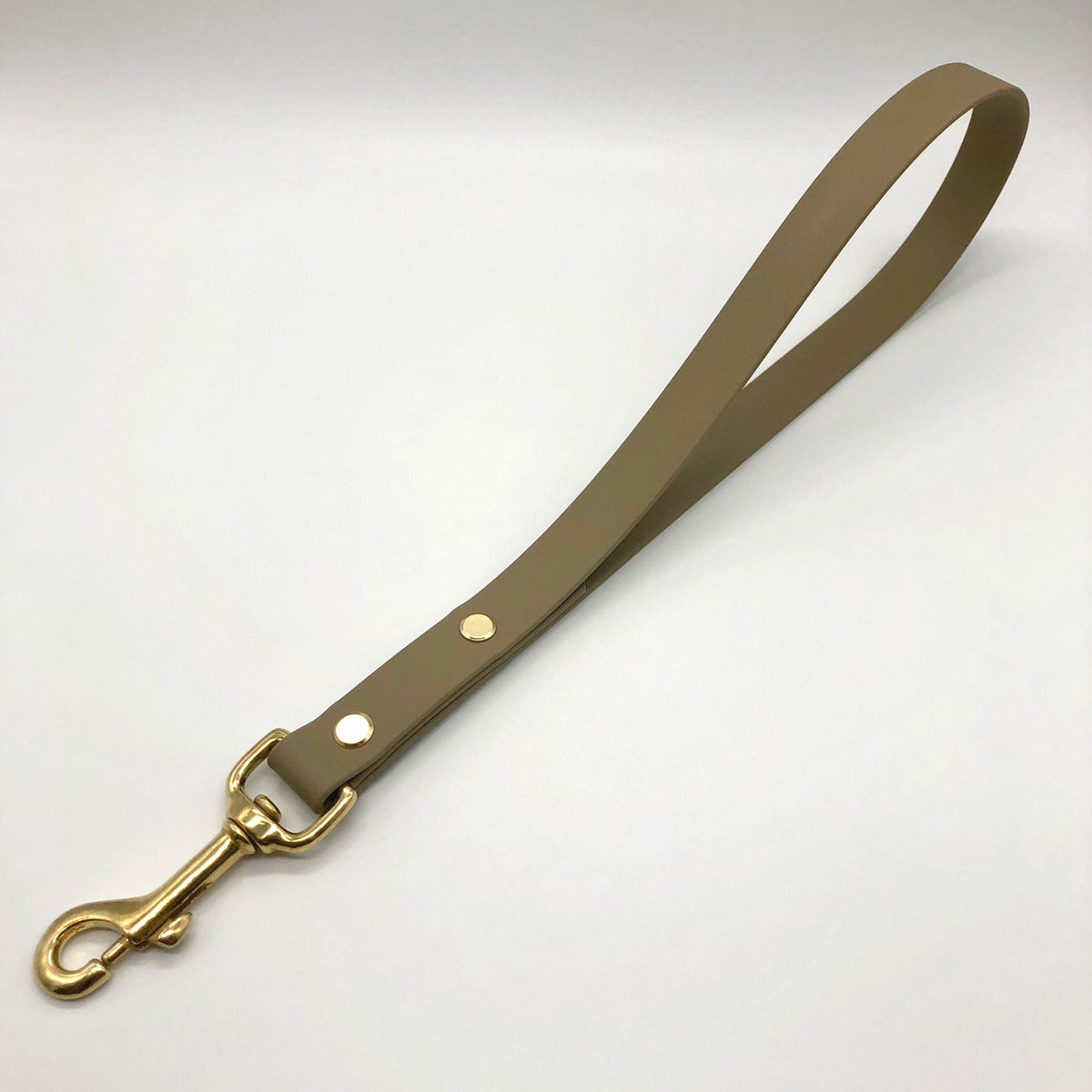 herzjubel Kurzführer Biothane ⋙EASY⋘ in khaki