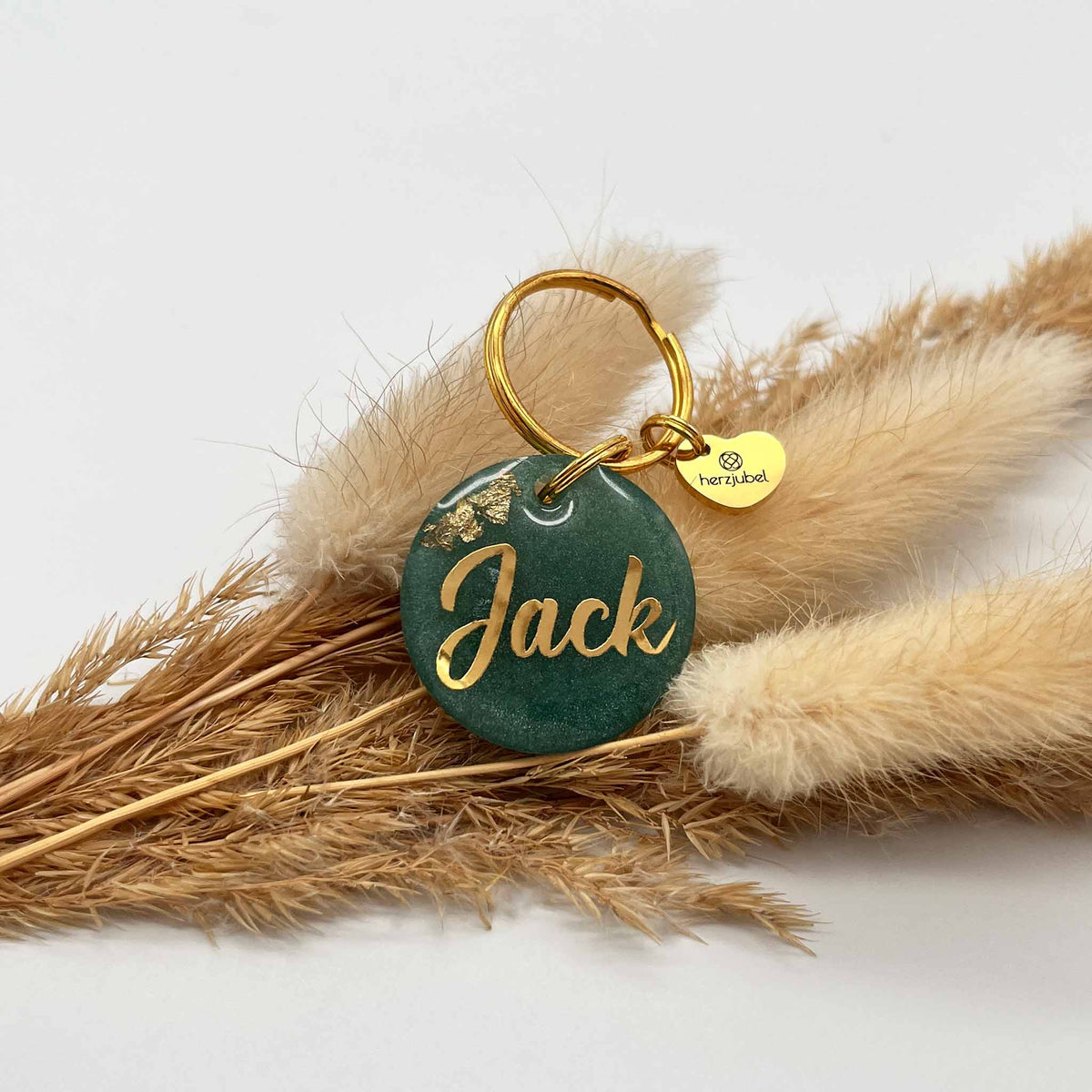 herzjubel Hundemarke ⋙SAGE SENSATION⋘ Personalisierungsbeispiel