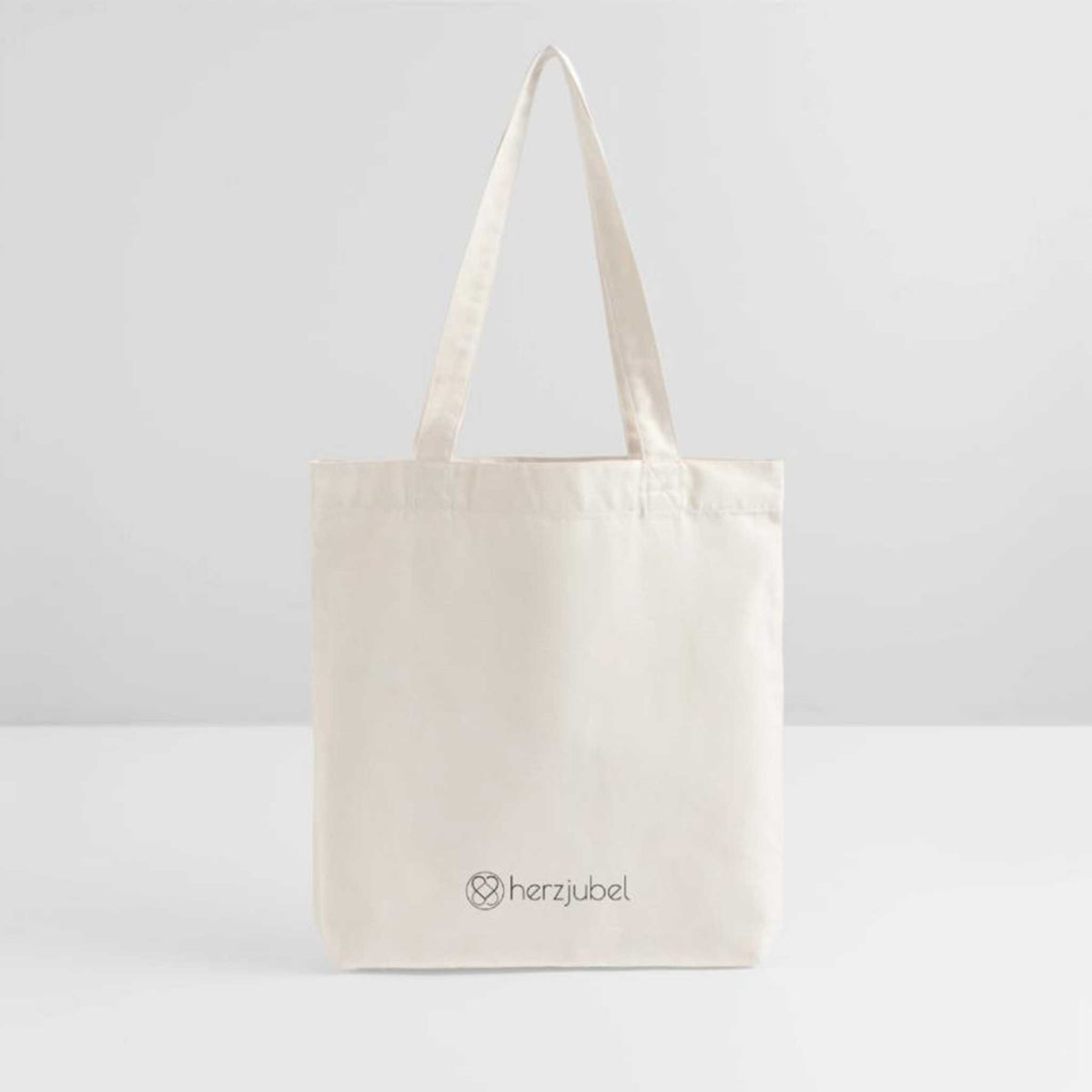 herzjubel Stofftasche/Tote Bag "DOG MOM" Rückseite