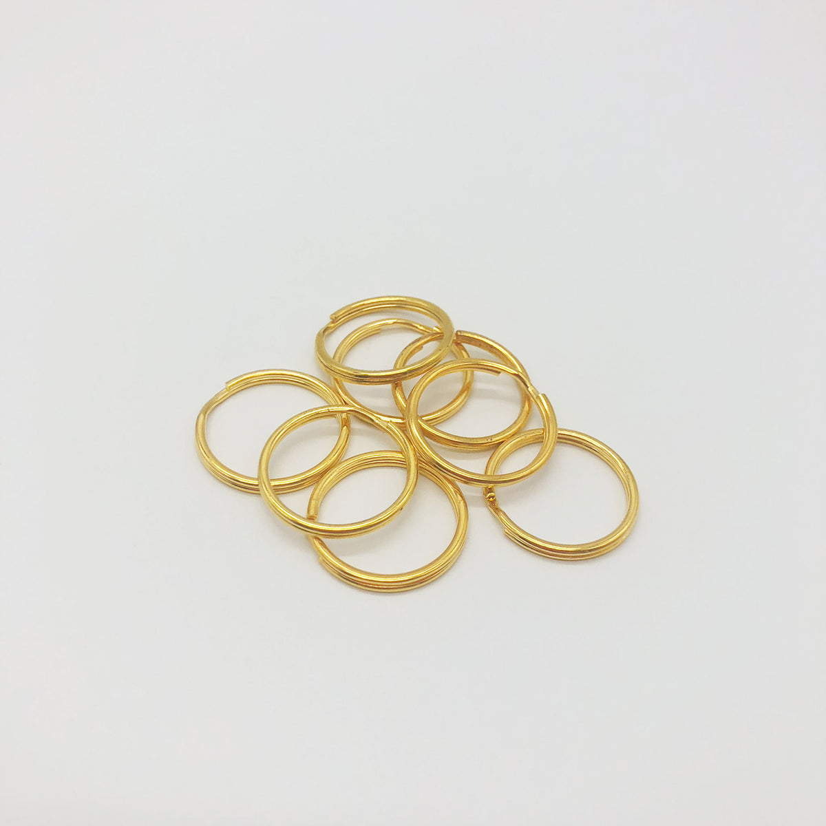 herzjubel Schlüsselring für Hundemarke gold