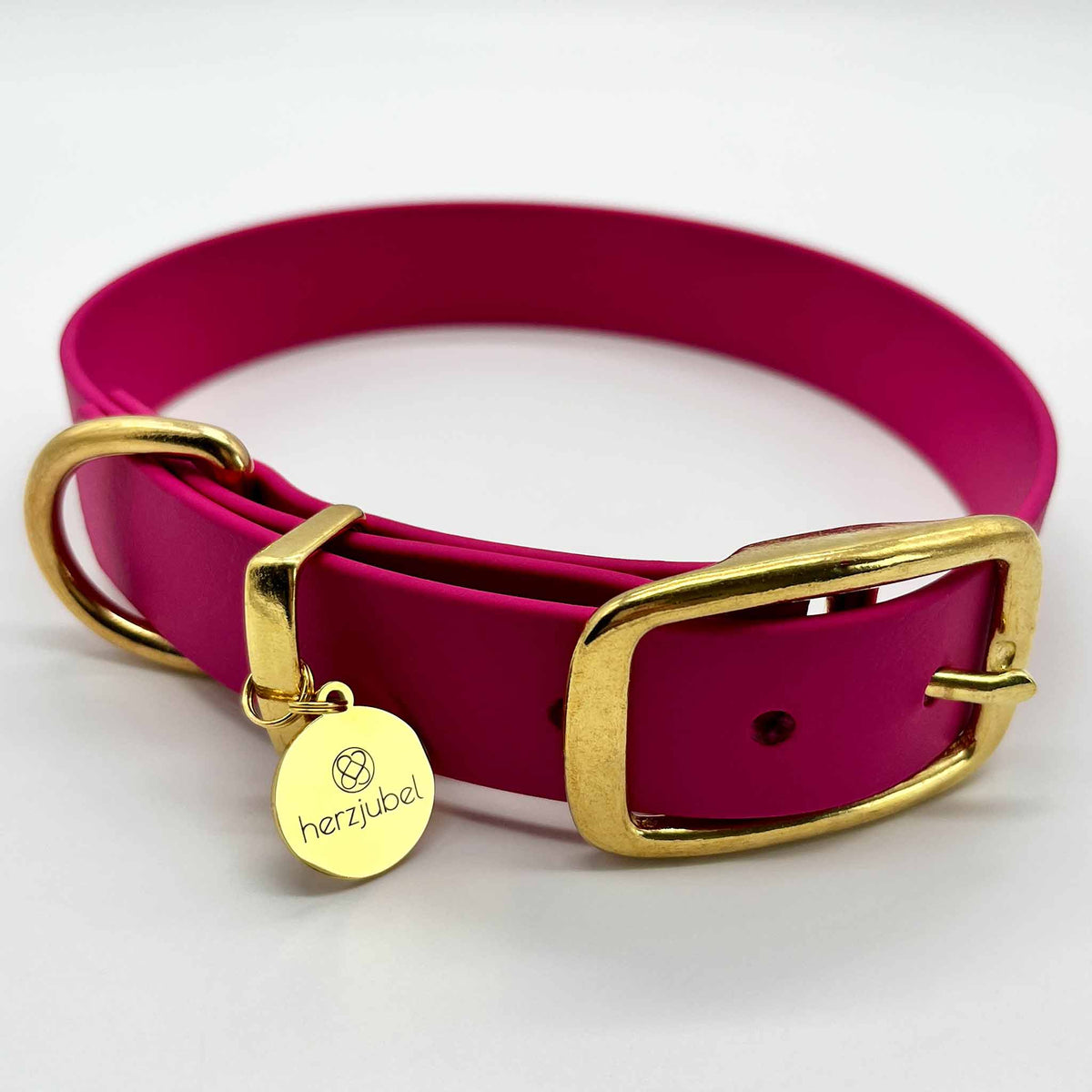 herzjubel Hundehalsband Biothane ⋙PINK PASSION WALKIE⋘