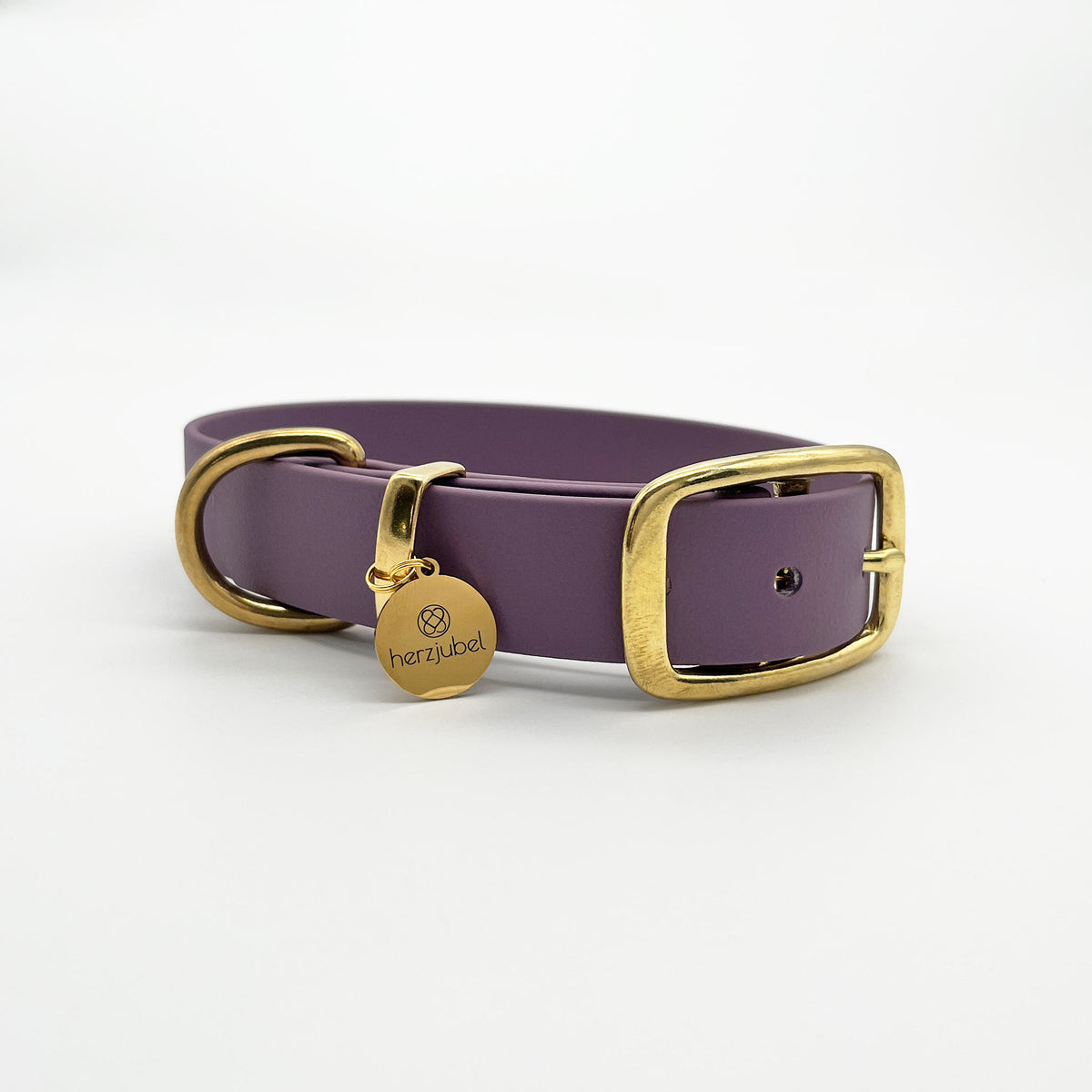 herzjubel Hundehalsband Biothane lila ⋙LAVENDER LOVE WALKIE⋘