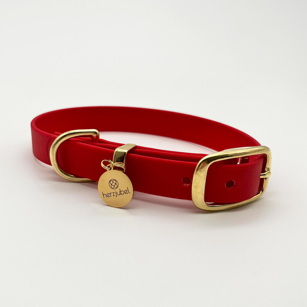 herzjubel Hundehalsband Biothane rot ⋙TRUE LOVE WALKIE⋘