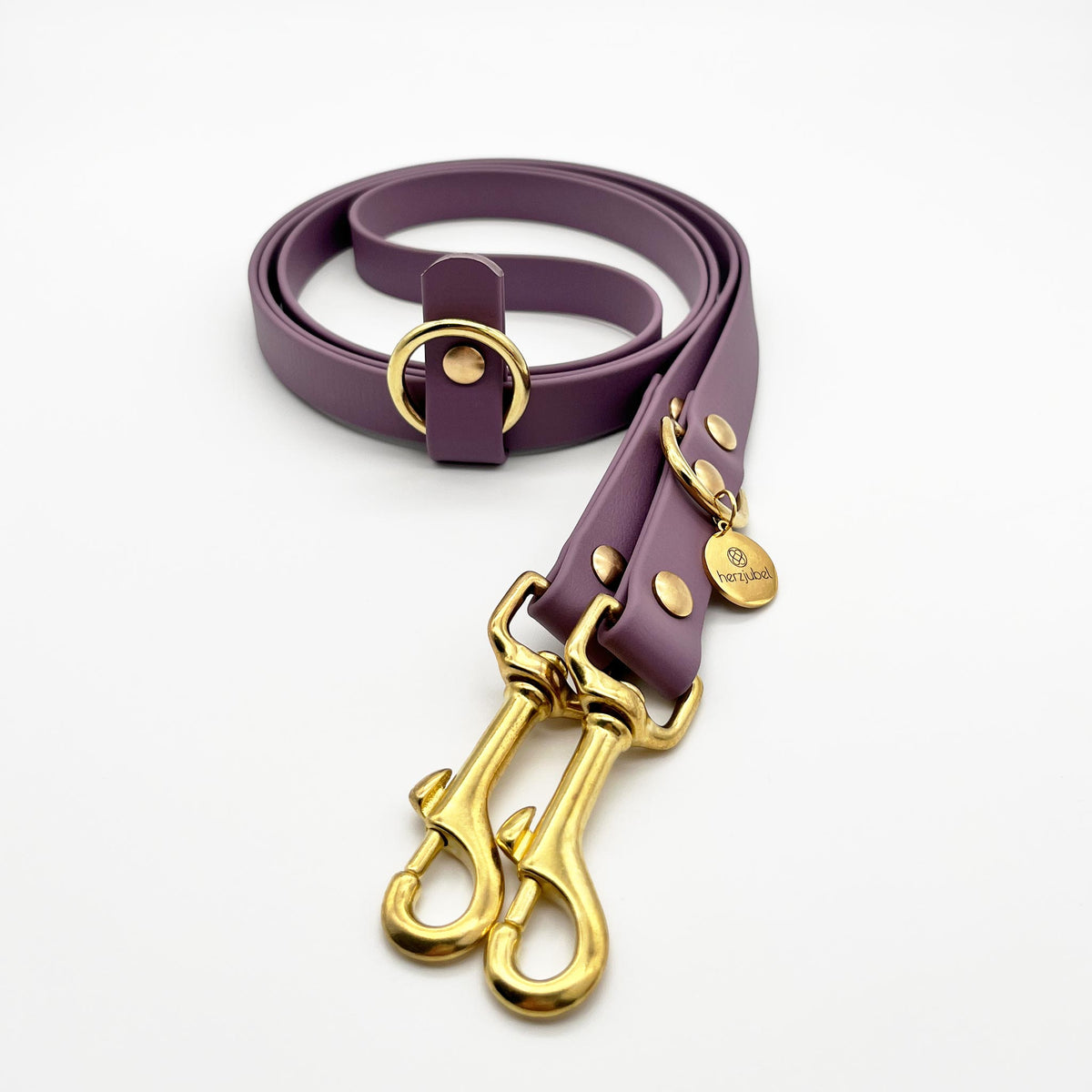 herzjubel Hundeleine Komfort Biothane lila ⋙LAVENDER LOVE WALKIE⋘