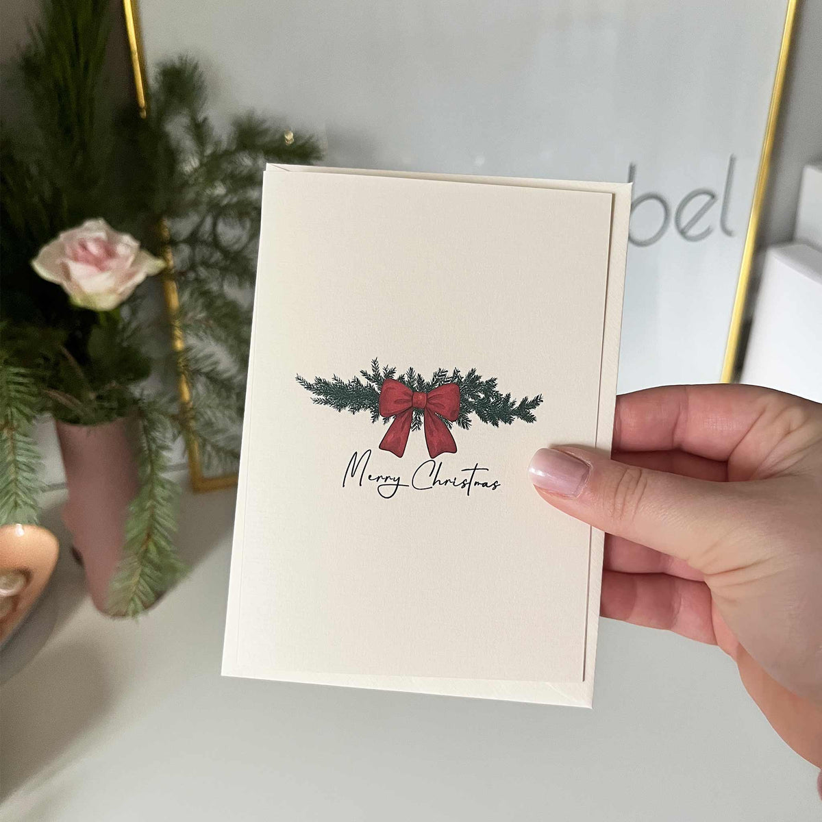 herzjubel Grußkarte ⋙MERRY CHRISTMAS⋘