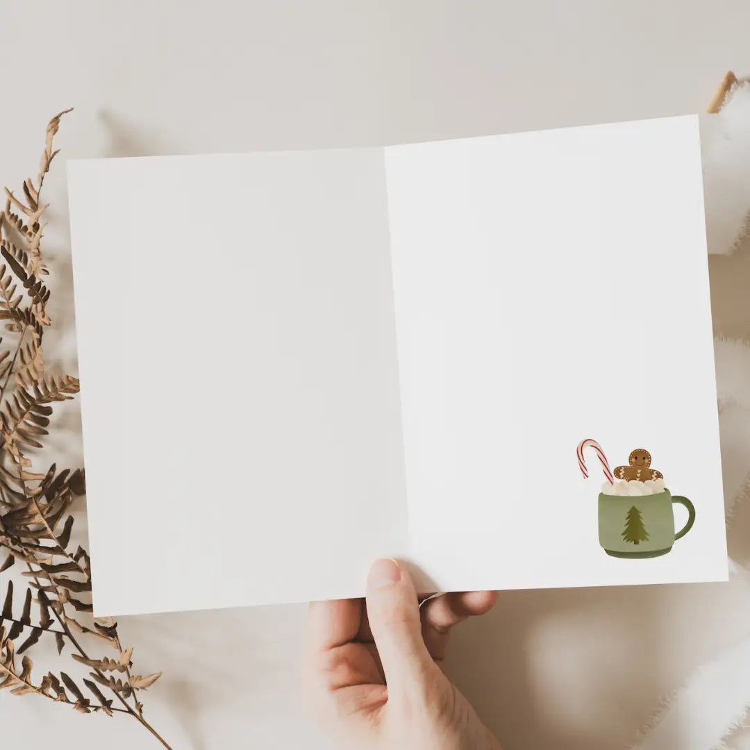 Grußkarte Weihnachten ⋙HOT CHOCOLATE⋘