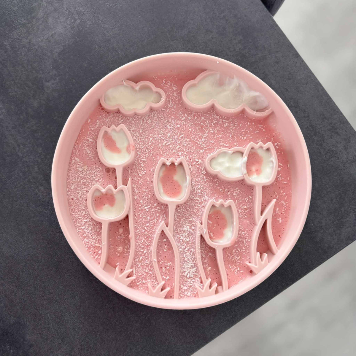 Hunde-Schleckmatte puderrosa ⋙BLOOM⋘