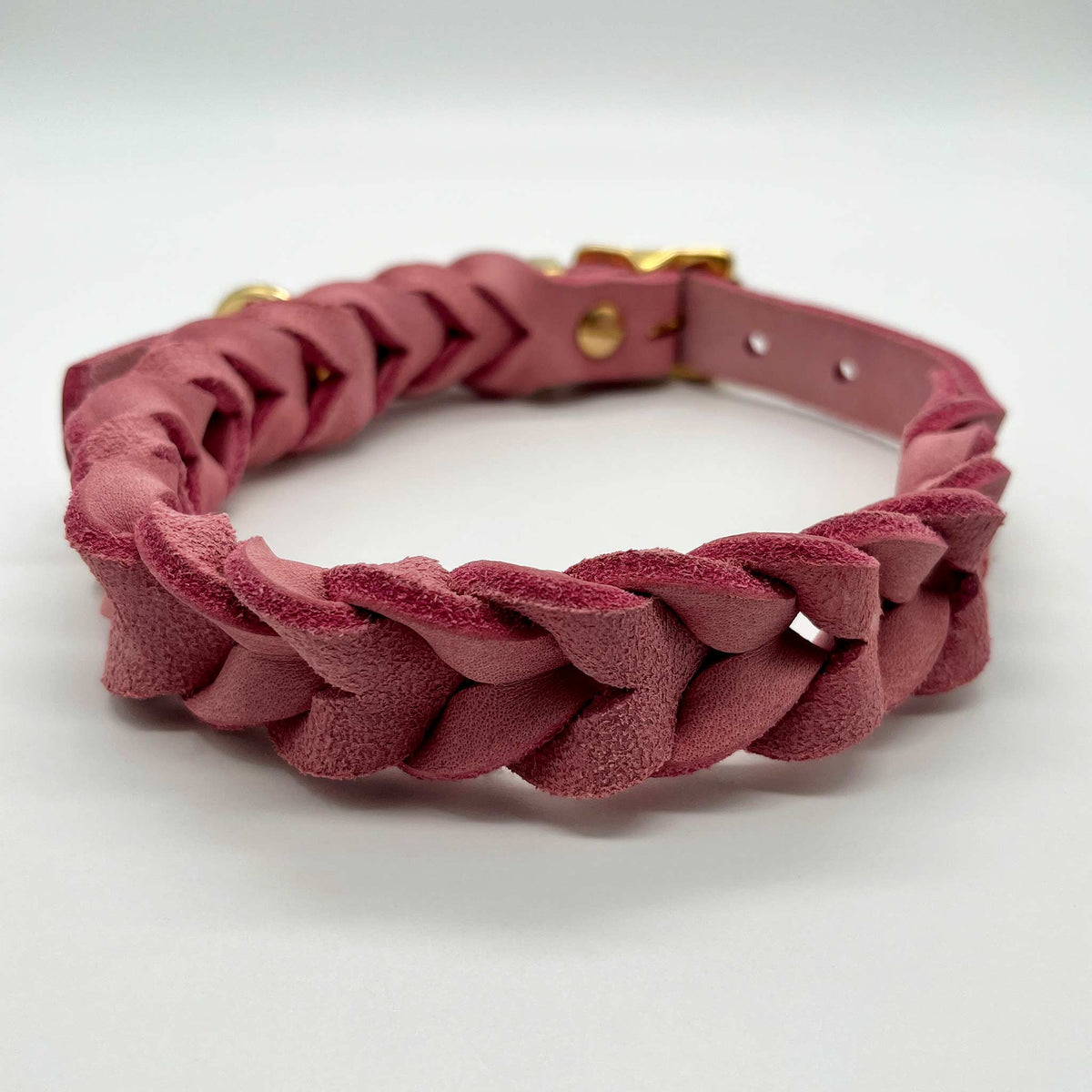 Hundehalsband Fettleder rosa ⋙CLASSIC WALKIE⋘