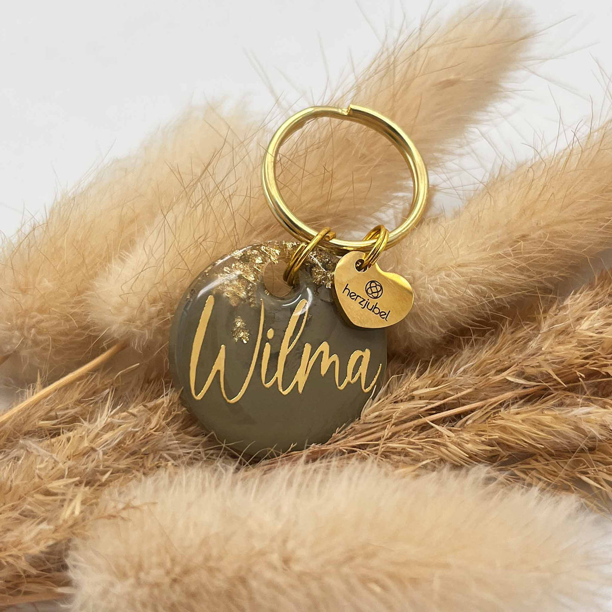 herzjubel Hundemarke ⋙OLIVE GRACE⋘ Personalisierungsbeispiel