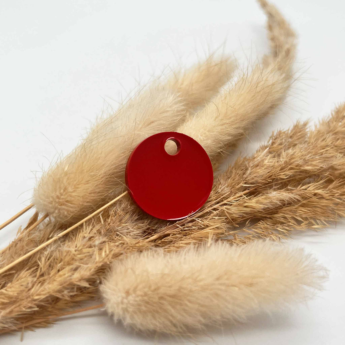 Hundemarke rot - Einzelstück
