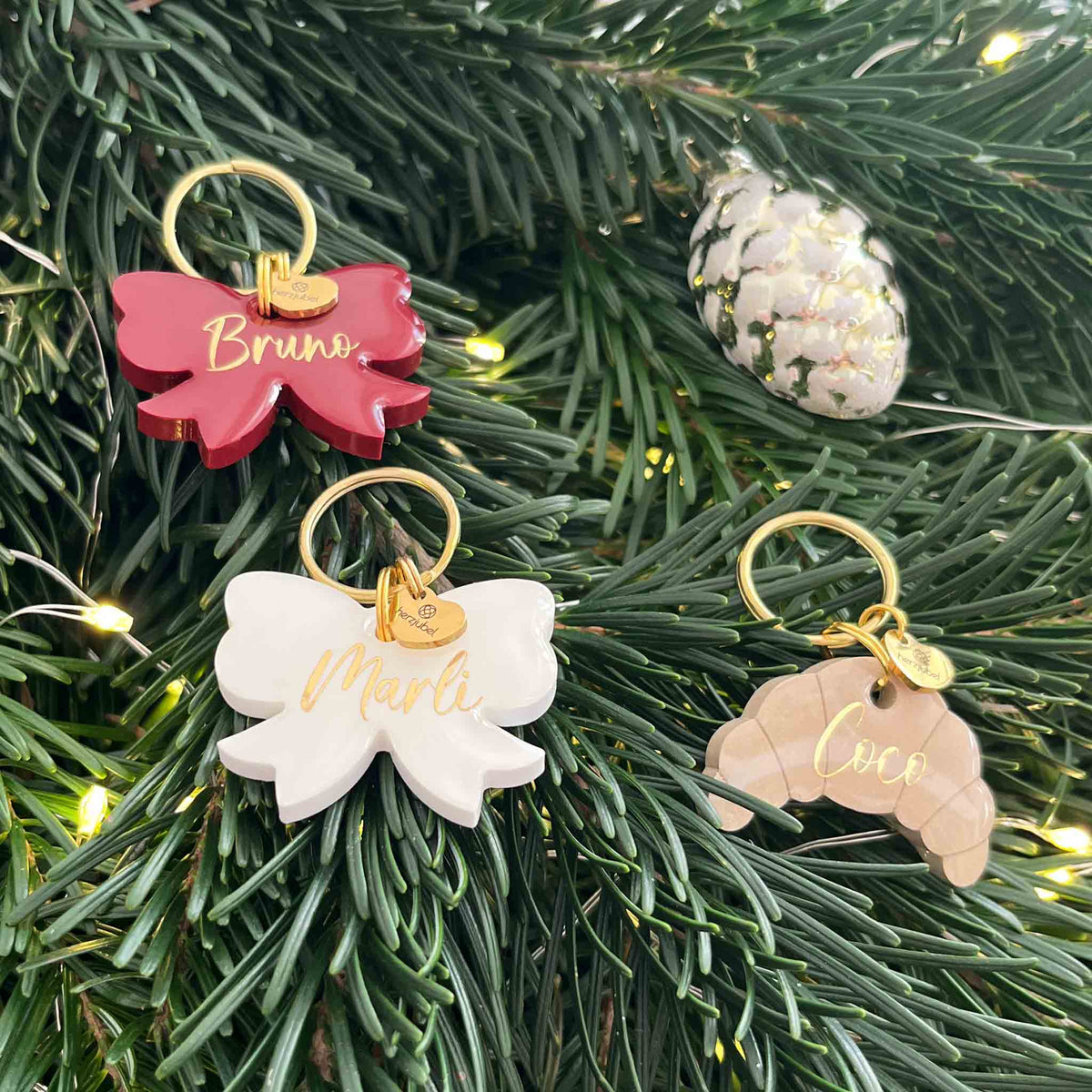 herzjubel Hundemarken Weihnachten