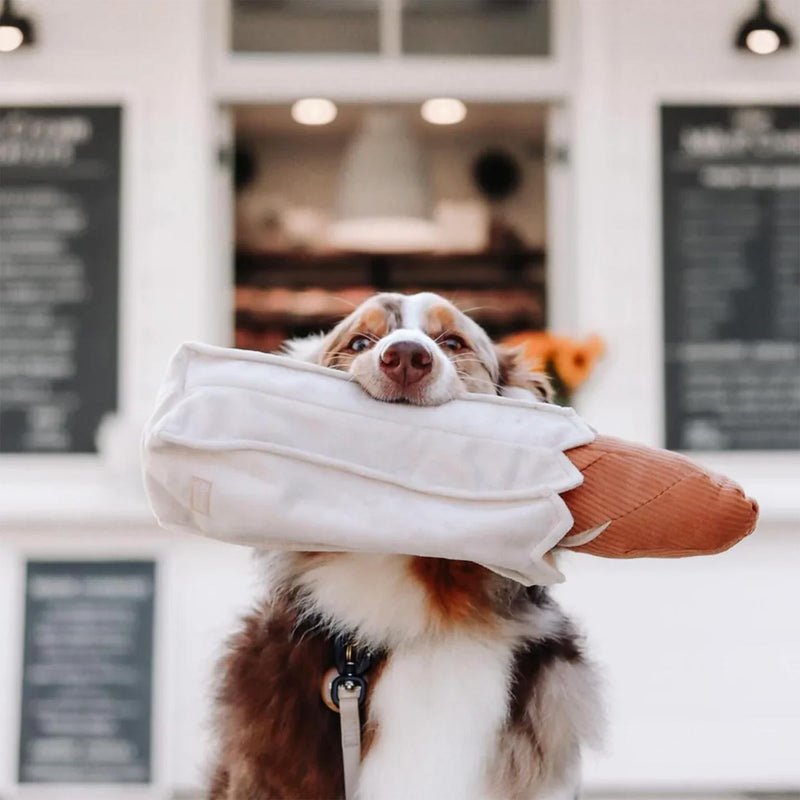 herzjubel Hundespielzeug Schnüffelbaguette von Lambwolf Collective