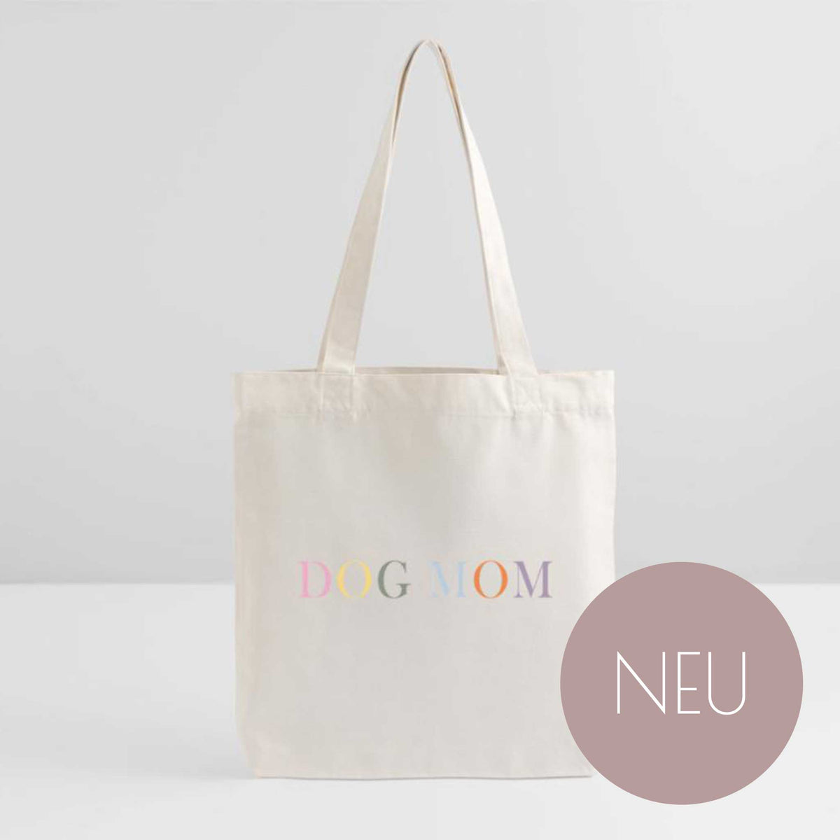 NEU herzjubel Stofftasche/Tote Bag "DOG MOM"