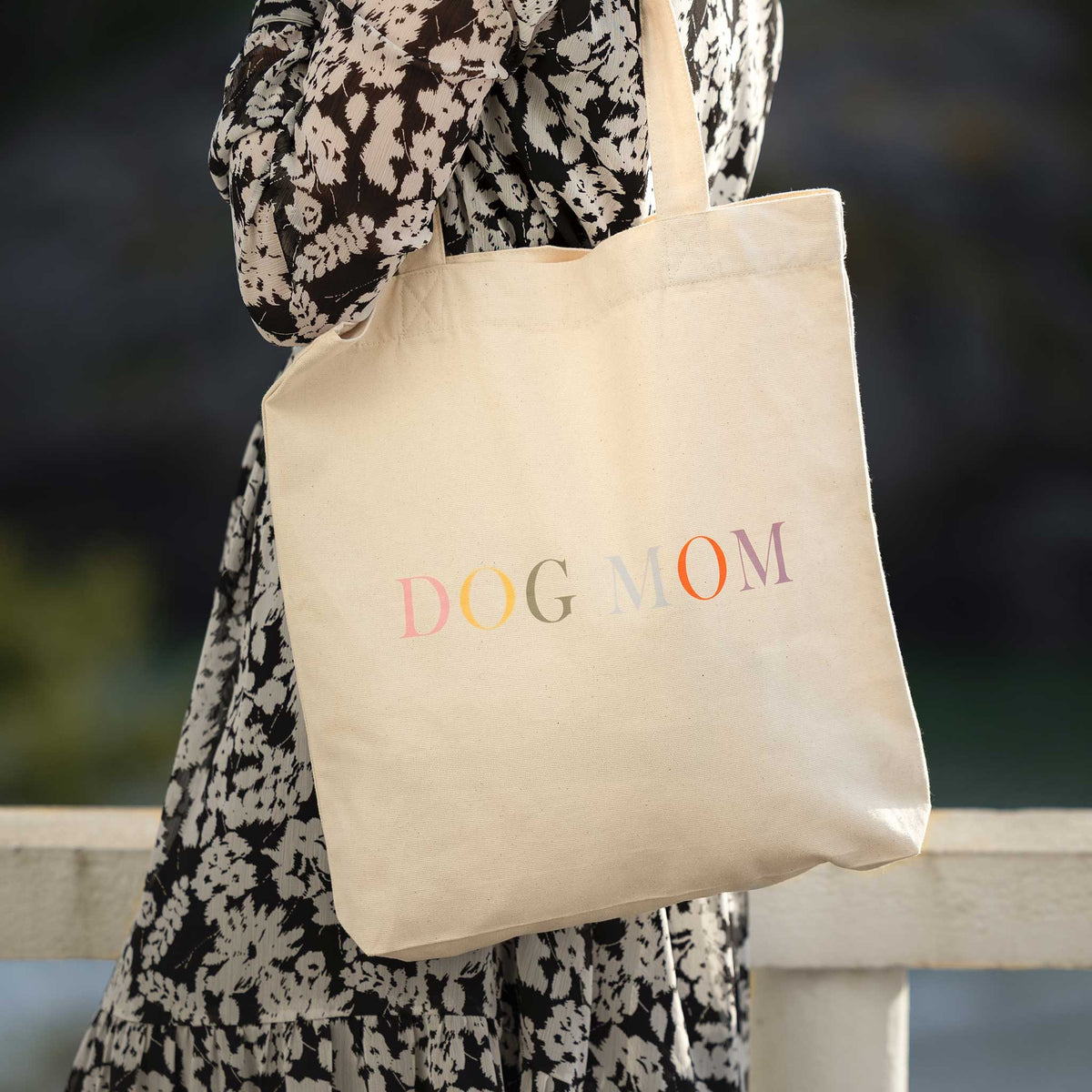 Stofftasche/Tote Bag ⋙DOG MOM⋘