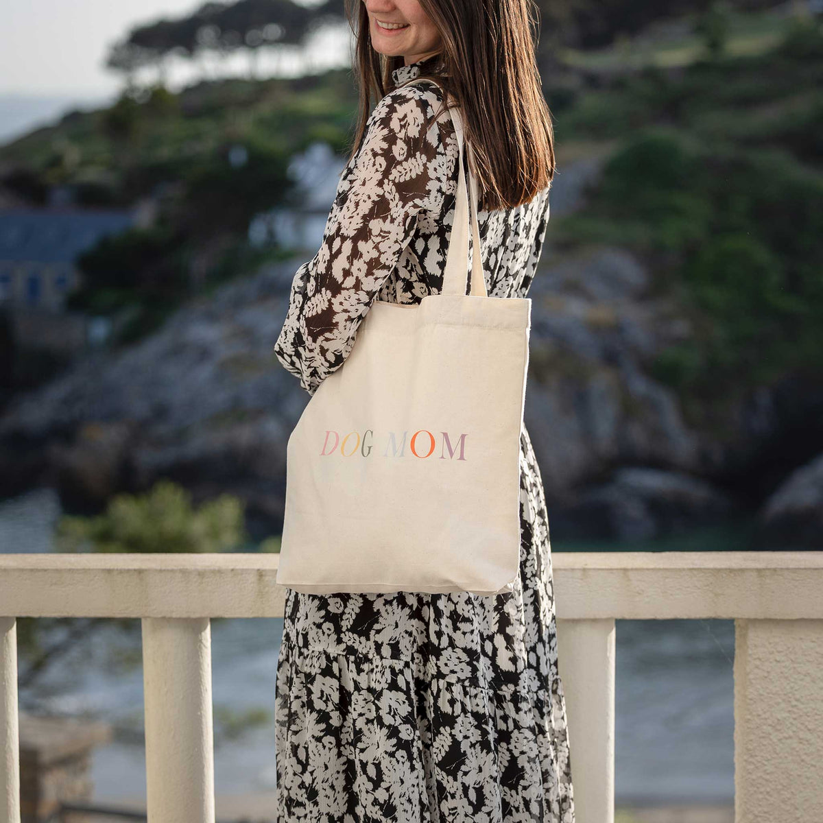 Stofftasche/Tote Bag ⋙DOG MOM⋘